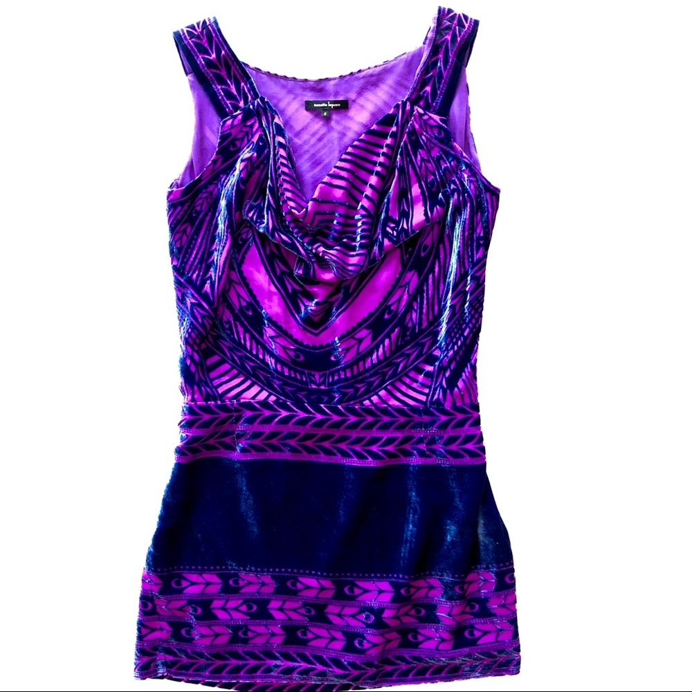 Velvet Mod Mini Dress